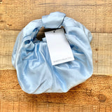 Bardo Collection Light Blue Silk Small Magnetic Closure Handbag NWT