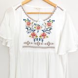 Mystree Embroidered Top NWT- Size M