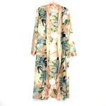 Stars Above Pink Floral Print Robe- Size M/L