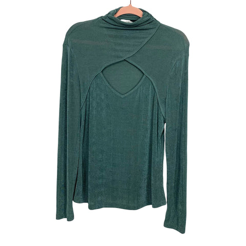 Amaryllis Green Hepburn Slink Top- Size XL