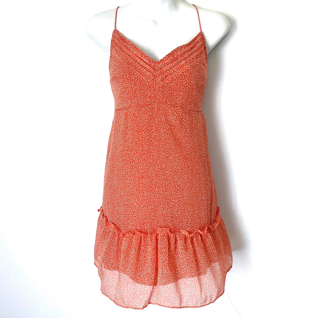 Abercrombie & Fitch Orange Corset Tie Back Dress NWT- Size M – The Saved  Collection