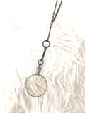 No Brand Magnifying Glass Necklace