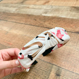 No Brand Flamingo Print Top Knot Headband