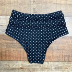 Shade & Shore x Target Black/White Polka Dots Mesh High Waist Bikini Bottoms- Size S (sold out online, we have matching top)