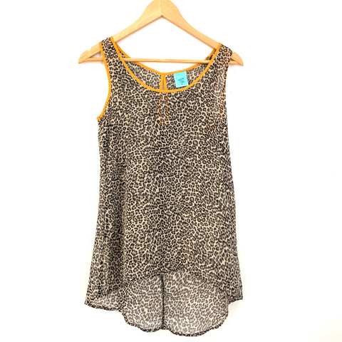 Happening In the Present Leopard Tank- Size S
