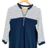 Lauren James Navy Striped Dress NWT- Size M