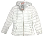 Time & Tru White Puffer Detachable Hood Jacket- Size S (sold out online)