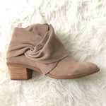 Sole Society Tan Suede Side Knot Bootie- Size 8.5