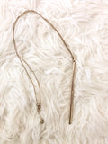 No Brand Long Rod Gold Necklace