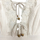 Simplee Cream with Lace Dress NWT- Size S