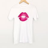 Graphic Tee “Lips” - Size S