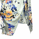 Umgee Light Blue Floral Print Kimono- Size XL/1XL