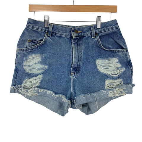 Lee Distressed Cuffed Jean Shorts- Size ~M (see notes)