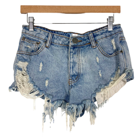 Vestique Distressed Cutoff Jean Shorts- Size M