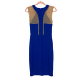 Bailey/44 Royal Blue Front Slit Mesh Detail Dress- Size S (see notes)