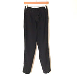 Express Black High Rise Paperbag Ankle Pants- Size 2R (Inseam 26.5”)
