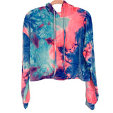 No Brand Pink/Purple/Blue Tie Dye Hoodie- Size M
