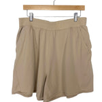 Lululemon Beige with Pockets Shorts small hole - Size 12 (see notes)