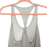 Lululemon White Lace Detail Twist Racerback Tank- Size ~M (see notes)