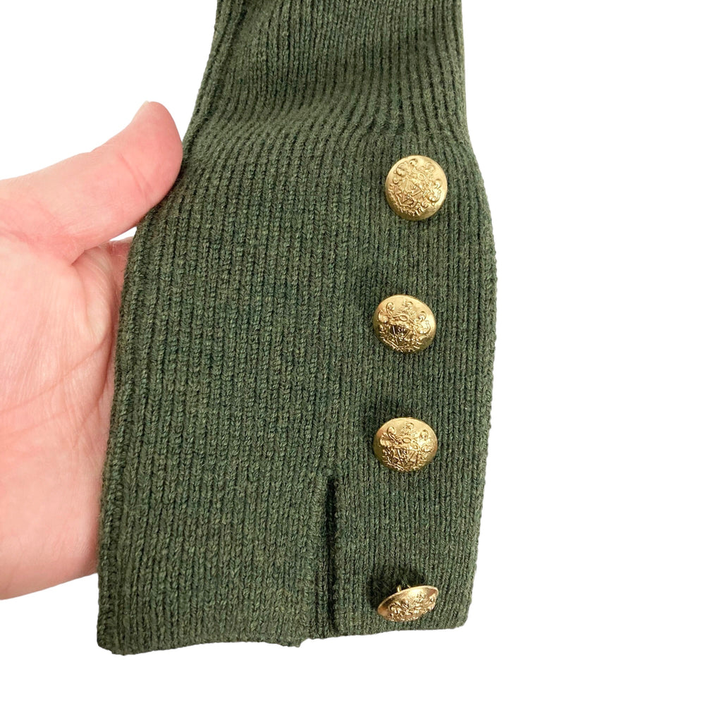 Veronica Beard Green Merino Wool Puff Sleeve Sweater NWT- Size S – The  Saved Collection
