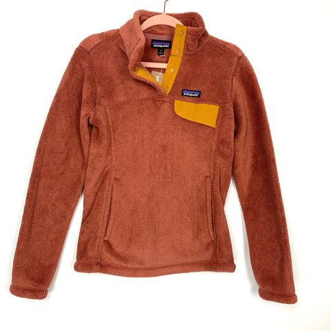 Patagonia Sisu Brown Re-Tool Snap T Pullover Slim Fit NWT- Size S