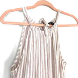 GiGio Purple and White Striped Maxi Dress- Size M (see notes)