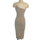Petal + Pup One Shoulder Front Slit Dress- Size 4