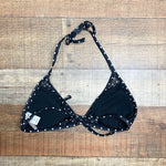 Shade & Shore x Target Black/White Polka Dots Mesh Padded Triangle Bikini Top- Size M (sold out online, we have matching bottoms)