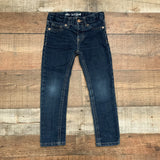 Cat & Jack Girl's Dark Wash Adjustable Waist Skinny Jeans- Size 4T