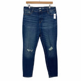 Old Navy Rockstar Super Skinny High Rise Secret-Slim Pockets Distressed Jeans NWT- Size 14 Short (Inseam 26”)