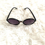 No Brand Black Round Sunglasses