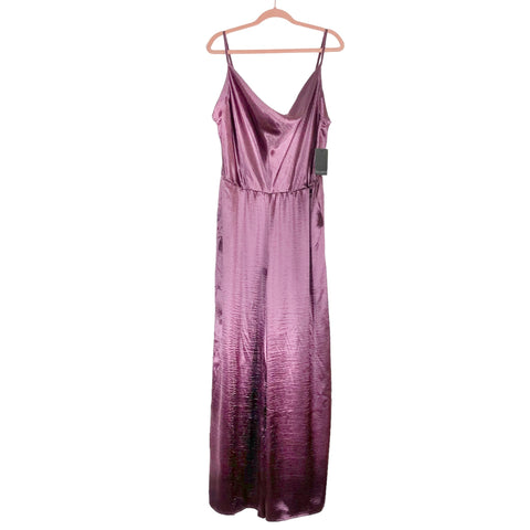 Eloquii Purple Satin Cowl Neck Jumpsuit NWT- Size 14 (sold out online)