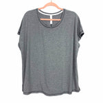 Sleep by Cacique Grey Ribbed Tee NWT- Size 14/16 (we have matching joggers and robe)