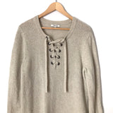 Madewell Lace Up Sweater Dress- Size L