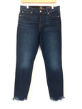 Seven For All Mankind Jeans The Ankle Skinny with Frayed Hem- Size 30 (26” Inseam)