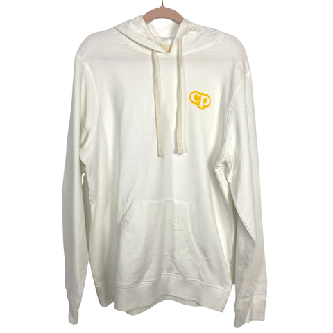 Cool Planet by Steve Madden White Hooded Sweatshirt- Size ~L (see notes)