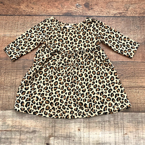 Old Navy Baby Girl Animal Print Dress- Size 0-3M