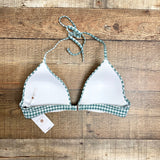 Shade & Shore x Target Sage Gingham Push Up Underwire Bikini Top NWT- Size 34C (we have matching bottoms)