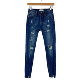 KanCan Medium Wash Distressed Jeans- Size 5/26 (Inseam 29”)