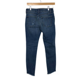 DL1961 Margaux Frayed Slant Hem Instasculpt Ankle Skinny Jean- Size 26 (Inseam 27”)