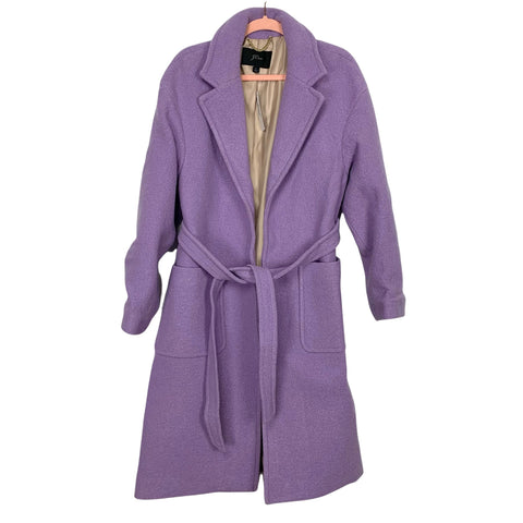 J Crew Purple Wool Belted Jacket NWT- Size L