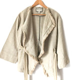 Marrakech Belted Open Jacket with Fringe Detail NWT- Size XS