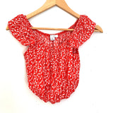Favlux Red Floral Two Piece Skort Set- Size S