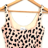 Princess Polly Anafi Pink Leopard Bodysuit- Size 4