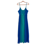 Gabrielle Union Collection by NY & Co. Blue/Green Front Cutout and Slit Dress NWT- Size XL (sold out online)
