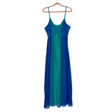 Gabrielle Union Collection by NY & Co. Blue/Green Front Cutout and Slit Dress NWT- Size XL (sold out online)