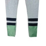 Splits 59 Light Heather Grey With Black Mesh & Green Leggings NWT- Size XS (Inseam 24")