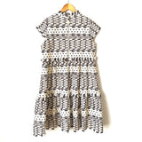 A Pea In The Pod Black and White Crochet Eyelet Dress NWT- Size S