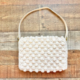No Boundaries Cream Woven Festival Shoulder Bag NWT (sold out online)