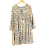 Entro Bird Print Dress- Size M